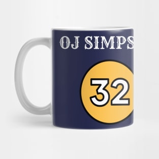 oj simpson Mug